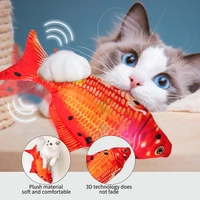 electric cat toys 3d fish usb charging simulation fish interactive cat toys for cats pet toys cat supplies for cats dropshiping