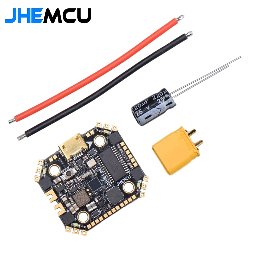 Контроллер полета JHEMCU GHF13AIO Betaflight MPU6000 F4 OSD встроенный контроллер 13A 4 в 1 ESC для