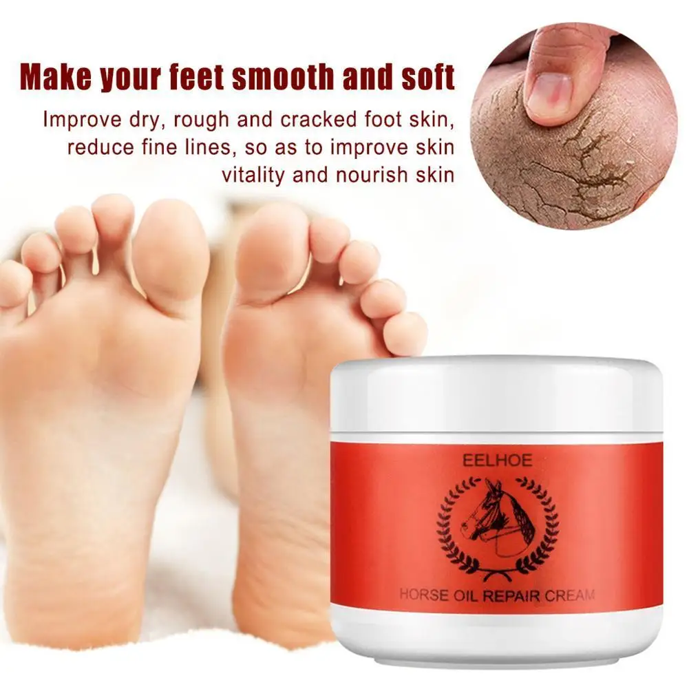 

10g/30g/50g Horse Oil Hand Cream And Feet Cream Set Repair Anti-aging Winter Anti-Crack Whitening Hand Lotion Nourishing Cream