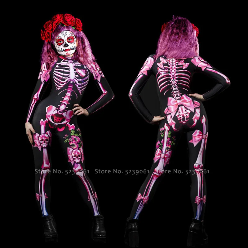 Костюм Зентаи для взрослых и детей маскарадный костюм скелета Хэллоуин вампир