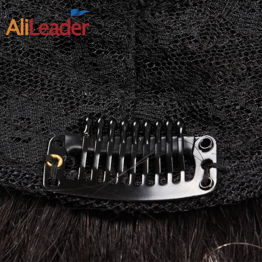 Alileader Высокое качество Мужские волосы Toupees 18 см x 20 натуральный цвет человеческие