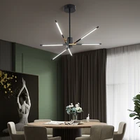 led branches chandeliers for loft living room dining bedroom lighting modern pendant lamps design gold hanging suspension lustre