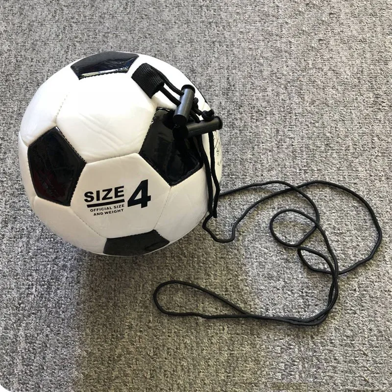 Soccer Training Ball Adjustable Bungee Elastic with Rope Size 4 Football for Playing Sports-ABLD | Спорт и развлечения