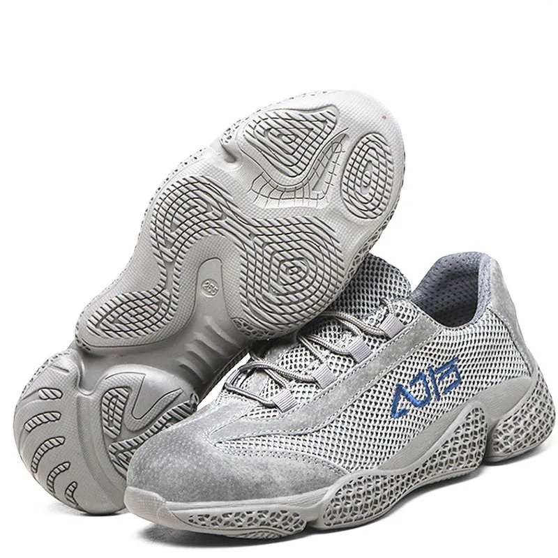 Новинка 2021 Мужская защитная обувь рабочие ботинки со стальным носком и защитой