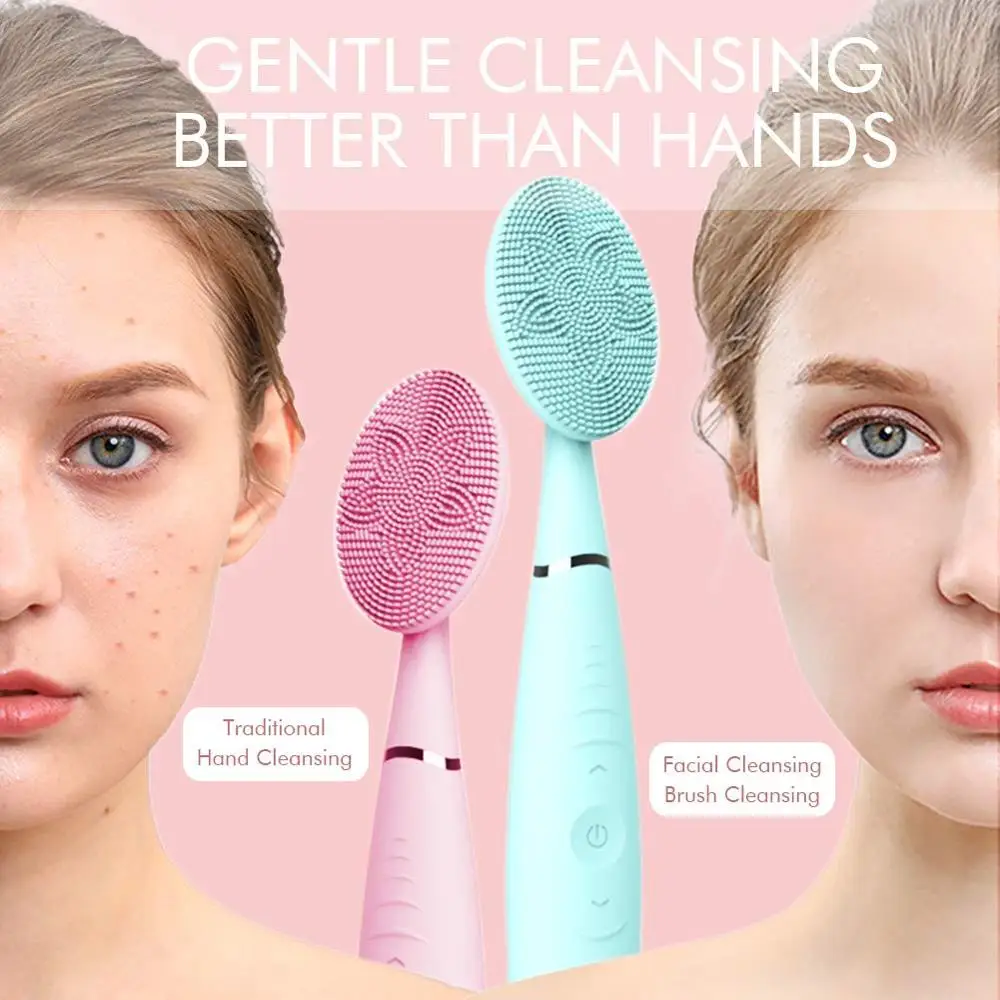 5 скоростей IPX6 Водонепроницаемая USB электрическая ручная щетка для чистки лица