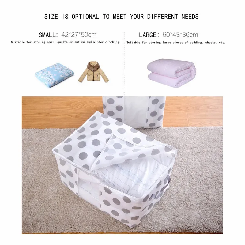 Складная сумка для хранения складной органайзер одежды одеяла покрывала подушки
