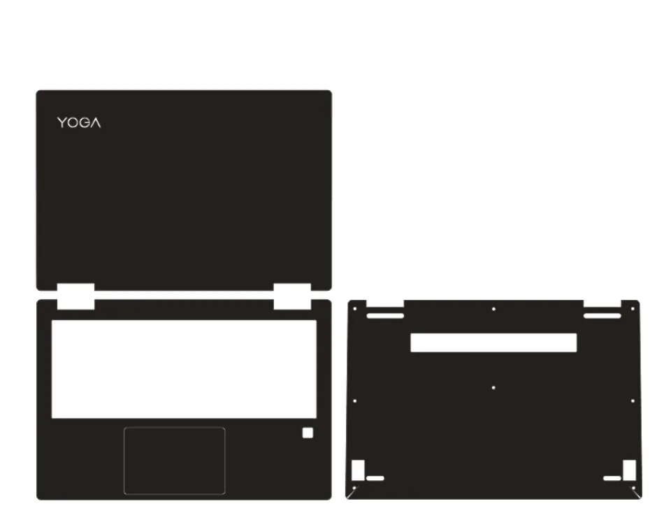 Специальные кожаные виниловые наклейки из углеродного волокна для Lenovo YOGA 720 13IKB 13