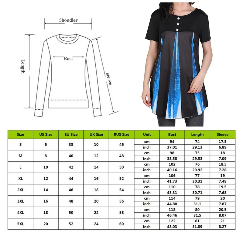 Женская блузка с коротким рукавом и круглым вырезом принтом | одежда