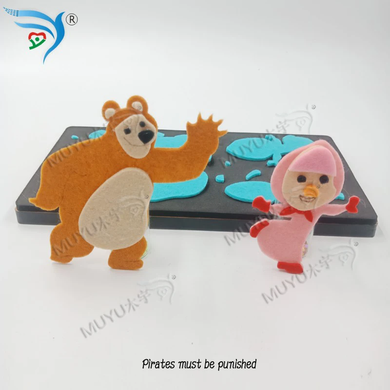 Прекрасный Маленький Мишка Muyu вырубной штамп-новая деревянная форма вырубной штамп для скрапбукинга Thickness-15.8mm