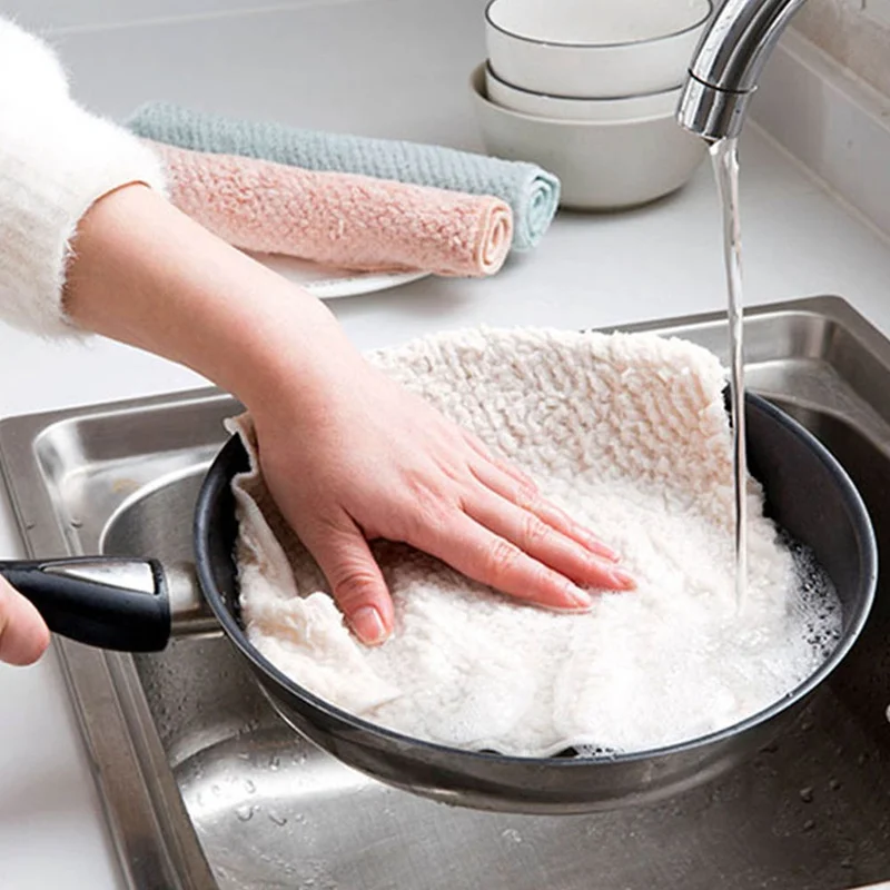 2021 домашнее кухонное полотенце супервпитывающая чистая ткань чистящее из