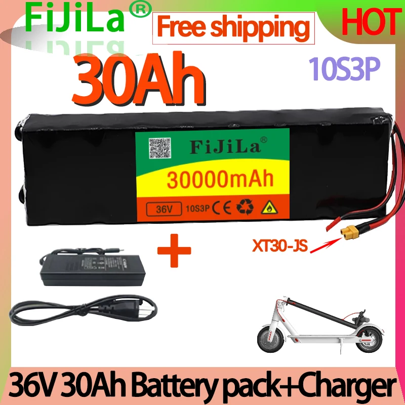 100% е байка 36В 30.0Ah Скутер Аккумуляторная батарея для зарядки Ноута и сотового