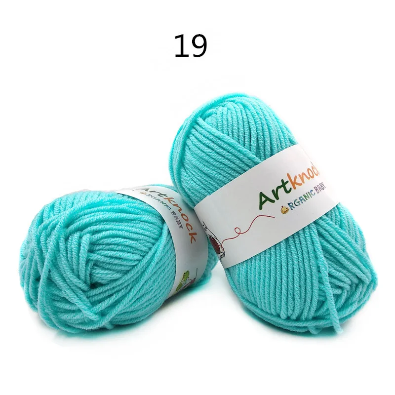 A19 60PCS 60 шт. пряжа для ручного вязания, хлопок, Органическая пряжа для вязания, свитер, носки, дешево - Цвет: A19 60PCS