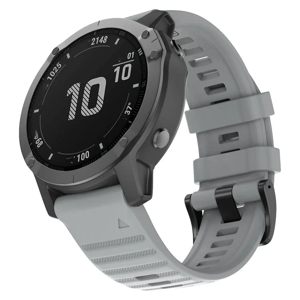 Быстросъемный силиконовый ремешок для Garmin Fenix6 спортивных часов Fenix5 22 мм сменный