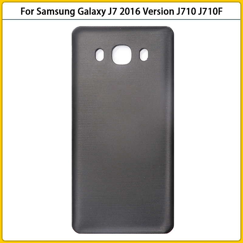 Новый чехол для задней крышки J710 Samsung Galaxy J7 версии 2016 J710F Пластиковая Крышка