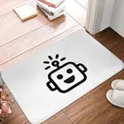 Simple-Cute-Robot1 Придверный коврик, коврик, коврик для ног, коврик для ванной, нескользящий Прочный моющийся коврик для входа в кухню, спальню
