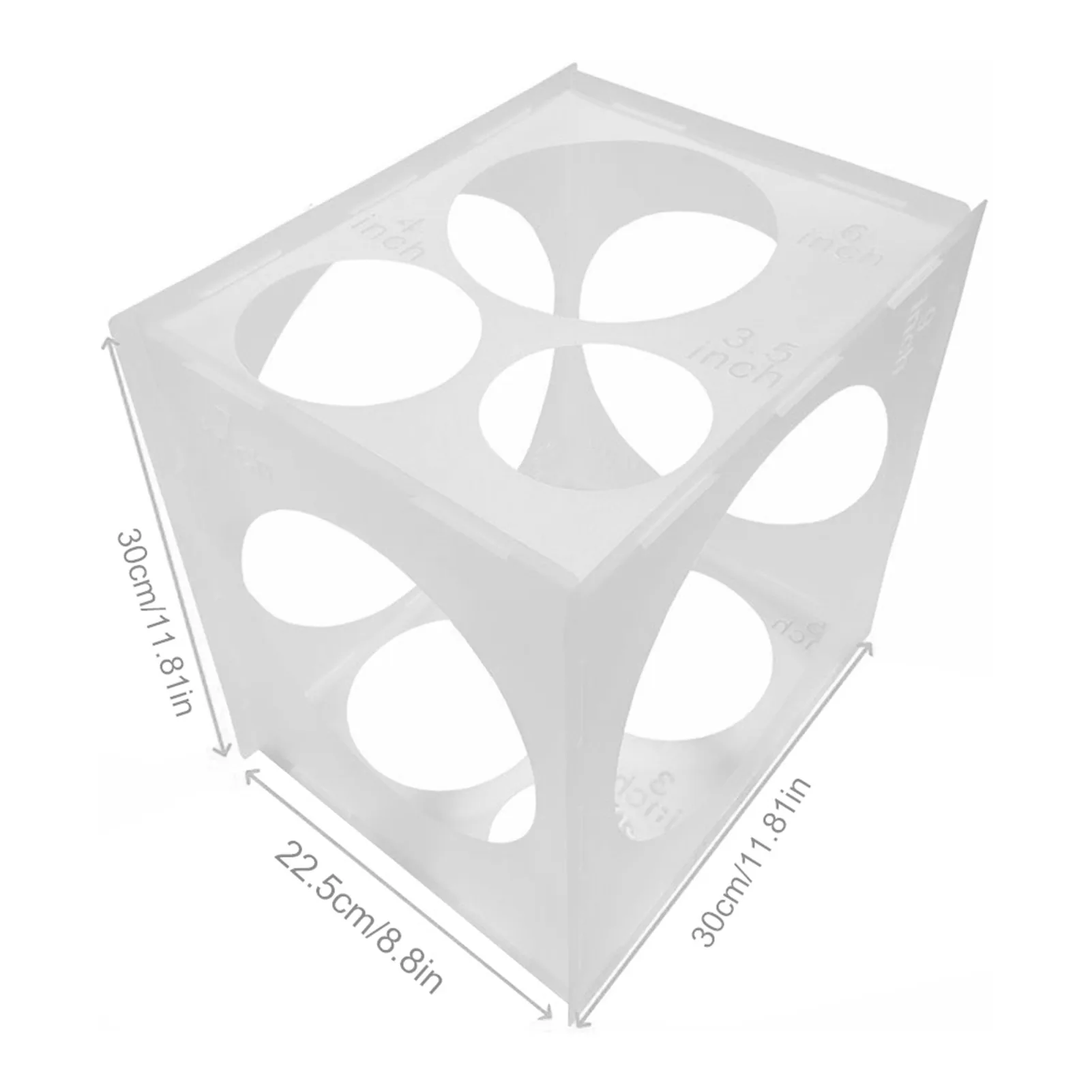 

11 Holes Balloon Sizer Box Balloon Arches Columns Balloon Size Measurement Tool For Birthday Party Wedding Party Decor Drop Ship