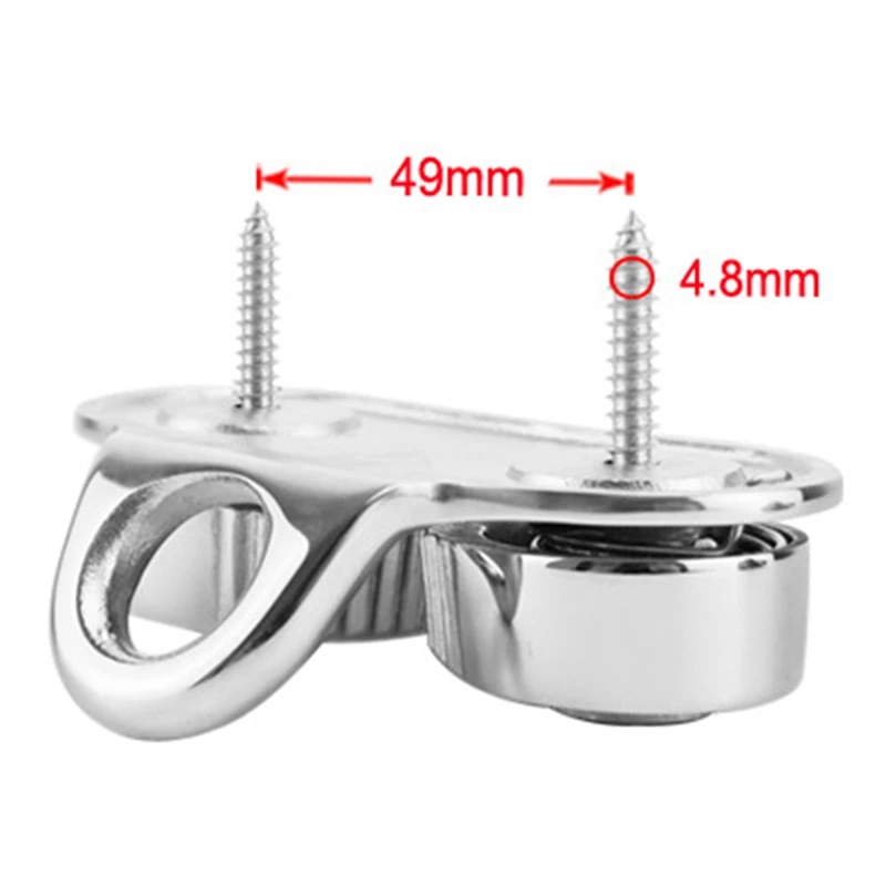

Stainless Steel Pulley Rope Clamp Quick Start Cam Splint Automatic Rope Clamp