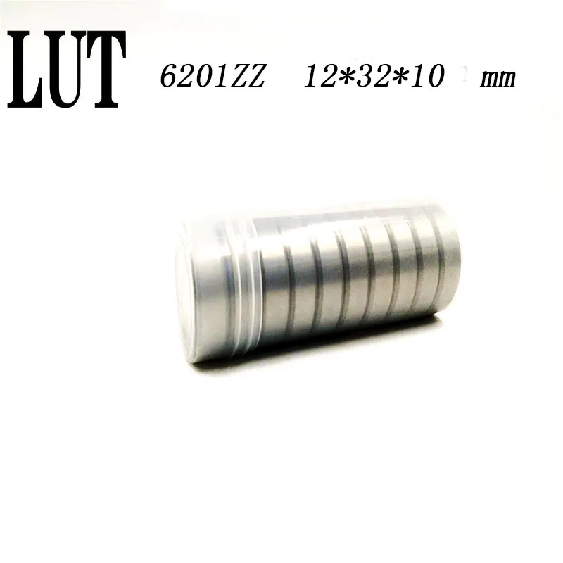 

30PCS High quality ABEC-5 6201ZZ 6201Z 6201-2Z 6201 ZZ 12*32*10 mm Metal seal deep groove ball bearing 12x32x10mm