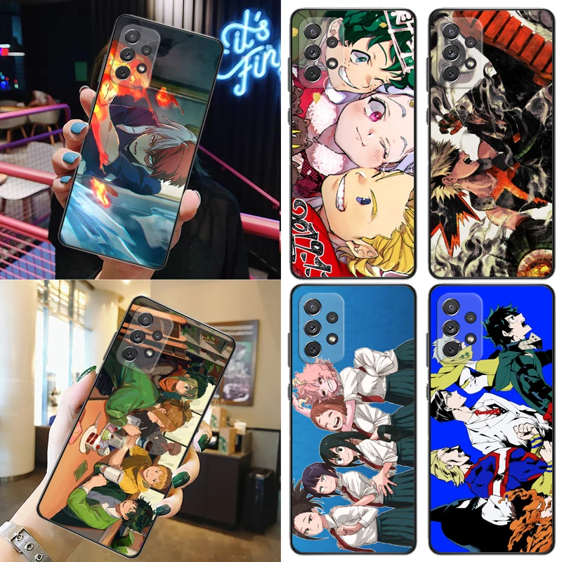 

My Hero Academia Dabi Shigaraki Tomura Boku Todoroki Shouto Bakugou Katsuki Phone Case For Samsung Galaxy A52 A72 5G 4G Funda