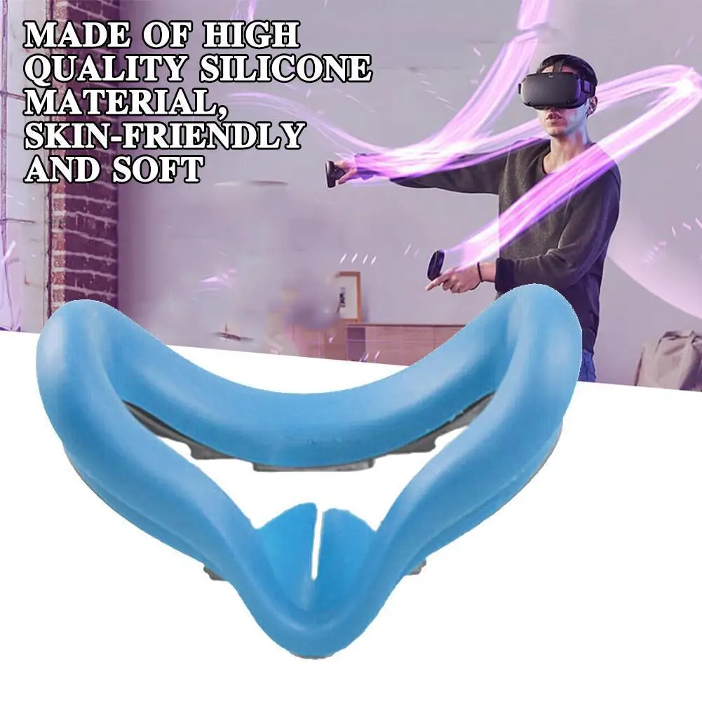 Очки силиконовая маска для глаз Oculus Quest 2 против пота затенение маски приятная