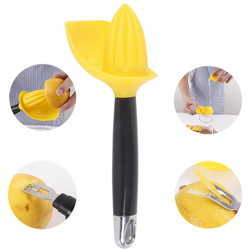 

Orange Lemon Juice Juicer Tool Plastic Convenience Manual Squeezer Citrus Juicer Manual Juicers Kitchen Cooking Tools