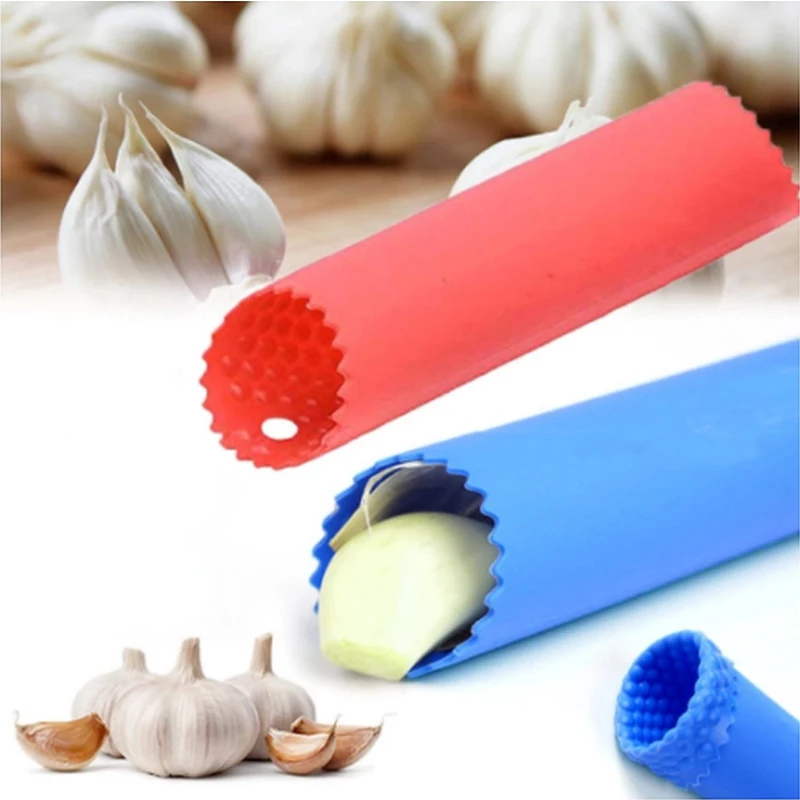 

Silicone Garlic Peeler Garlic Roller Peeler Garlic Peeling Tube Upgrade Roll Tube Garlic Peeling Tool Household Kitchen Gadgets