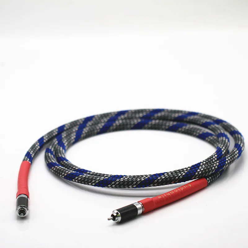 Silver color TYPE CL2 OCC 75 ohm RCA coaxial cable fever grade digital audio subwoofer signal | Электроника