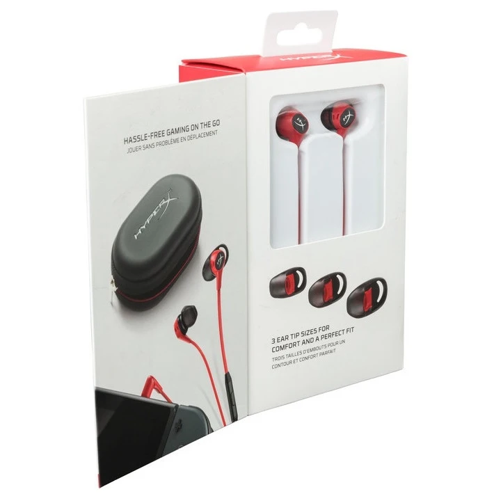 Игровая гарнитура HyperX Cloud Earbuds вкладыши проводные стерео 20 20000 Гц 65 Ом цвет: