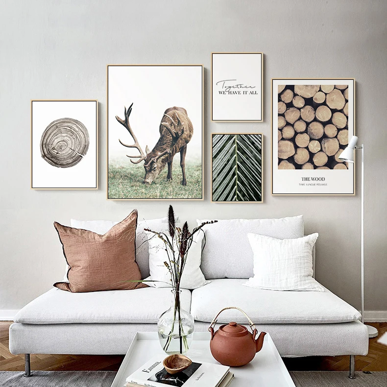 Ежегодный декоративный плакат с кольцом деревом оленем лосем английскими