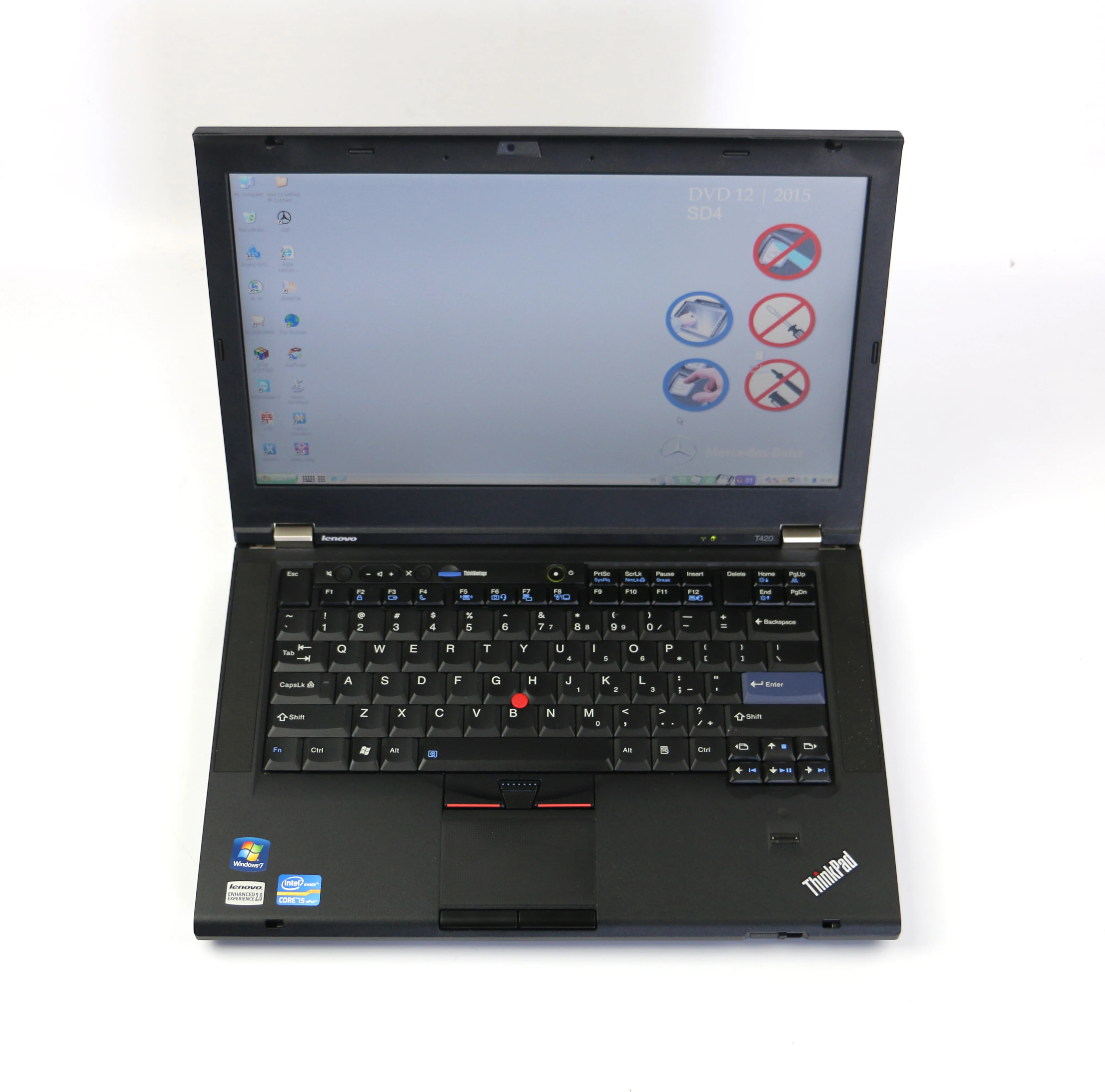 

for old customer service advisor JD EDL v2 adapter +CNH EST diagnostic kit new holland case tool+ t420 latpop