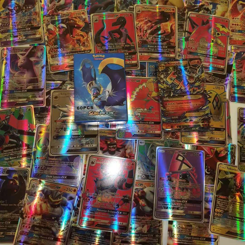 20 мегапикселей + 40GX французская версия карт Pokemon Ptcg 60 шт. в коробке коллекционная