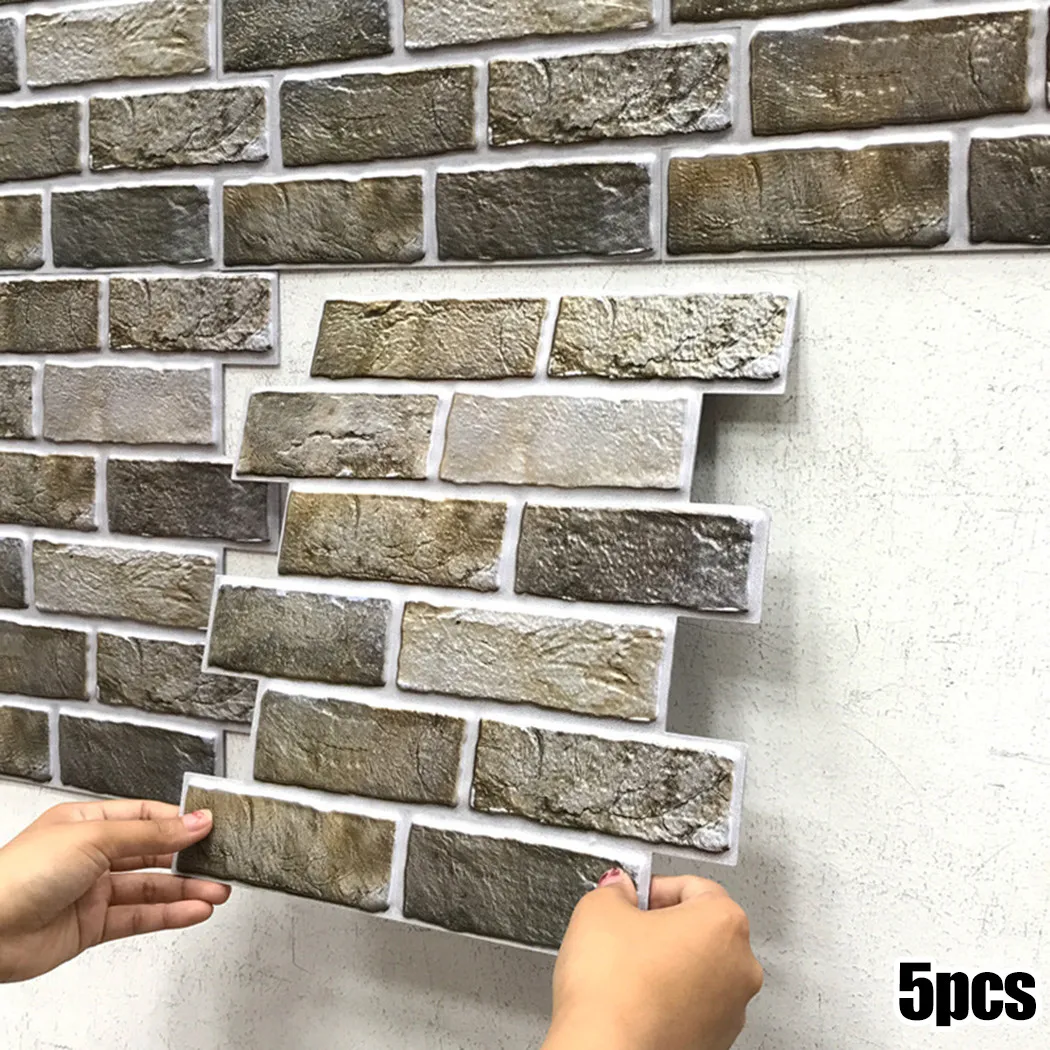 

5 шт., самоклеящиеся 3D-наклейки на стену, 30 х30 см