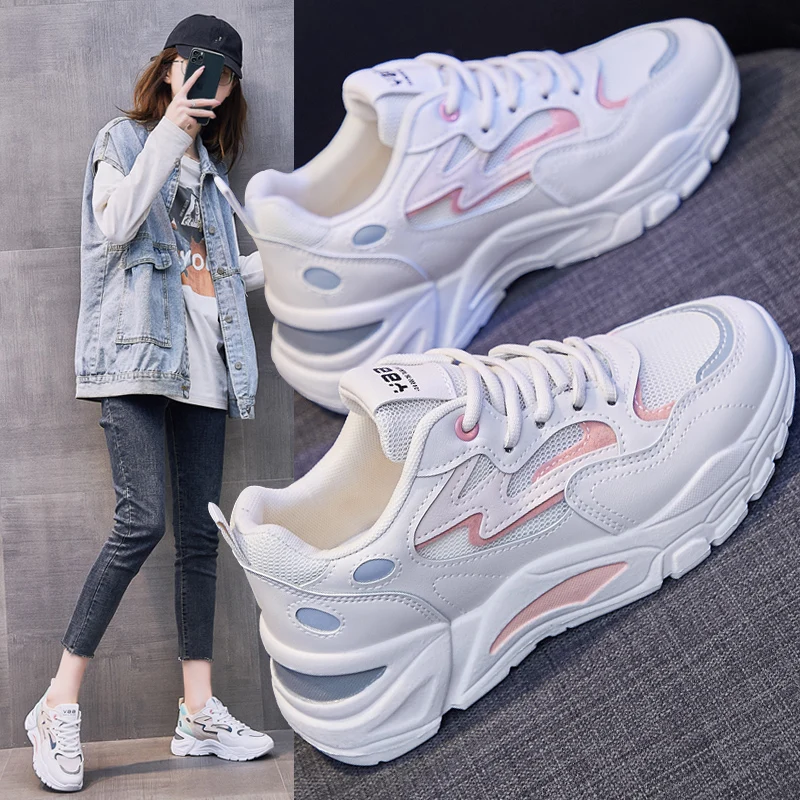 

Women Vulcanized Shoes High Quality Women Sneakers Slip On Flats Shoes Women Loafers Tenis Feminino Walking Flat shoes for women