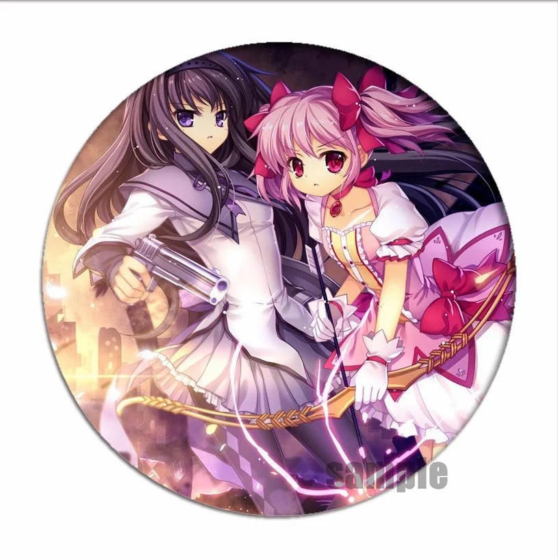 Коллекция значков для косплея Puella Magi Madoka Magica: Брошь Канаме, Иконка Акеми Хомура, Брошь-значок для рюкзаков и одежды.