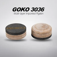 goko 3036 model tip smh snooker pool cue tip 1011 513mm tip selected 6 7 layers pig skin multi layered billiard accessories