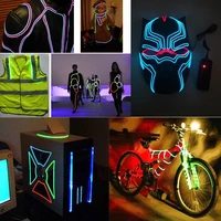 5m flexible neon el wire diy clothing dance interior atmosphere party decor light rope tube waterproof led strip