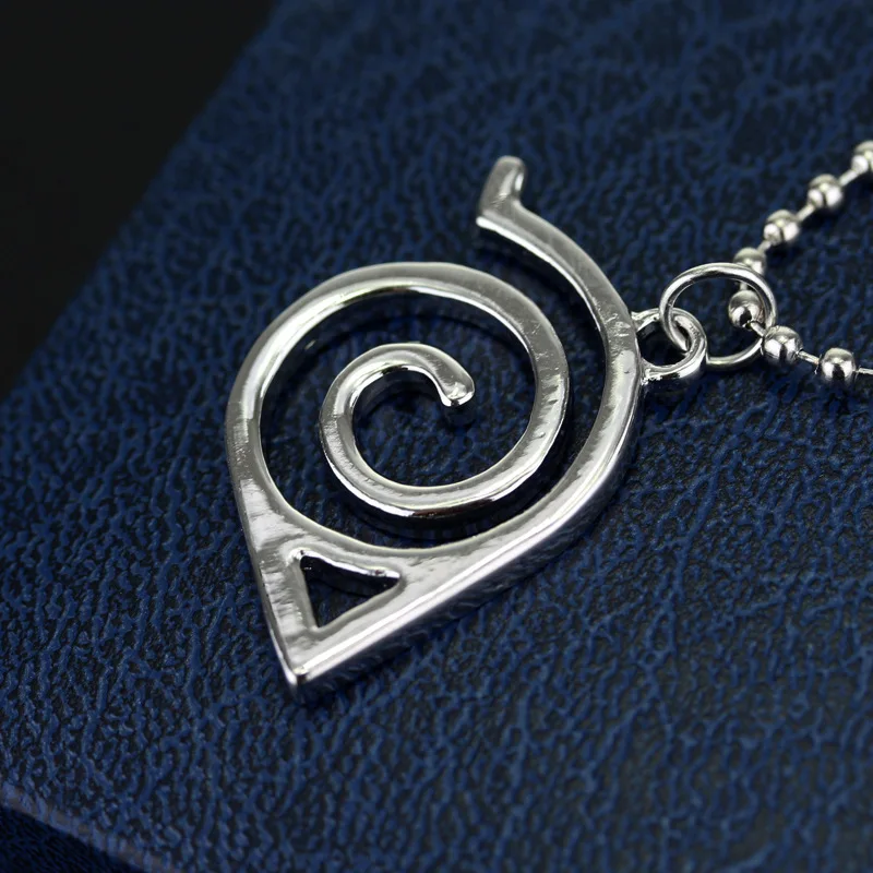 Аниме периферия Косплей наруто ожерелье деревянный лист логотип кулон