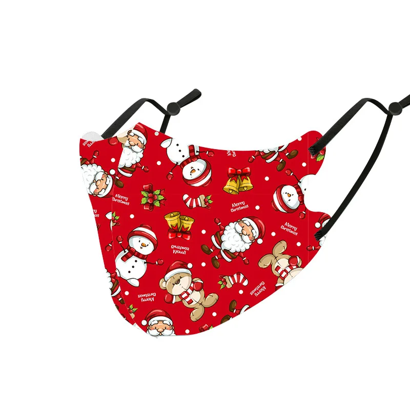

Xmas Face Mask Face Mask Adult Cartoon Fashion Christmas Mask For Face Women Halloween mask