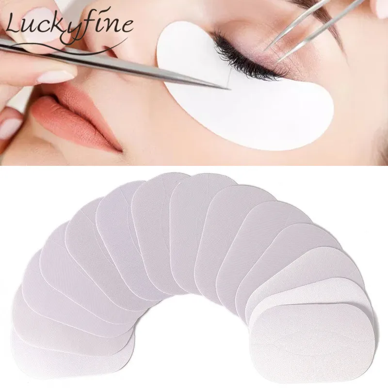 50 пар шелковые безворсовые накладки под глаза инструмент для макияжа ресниц