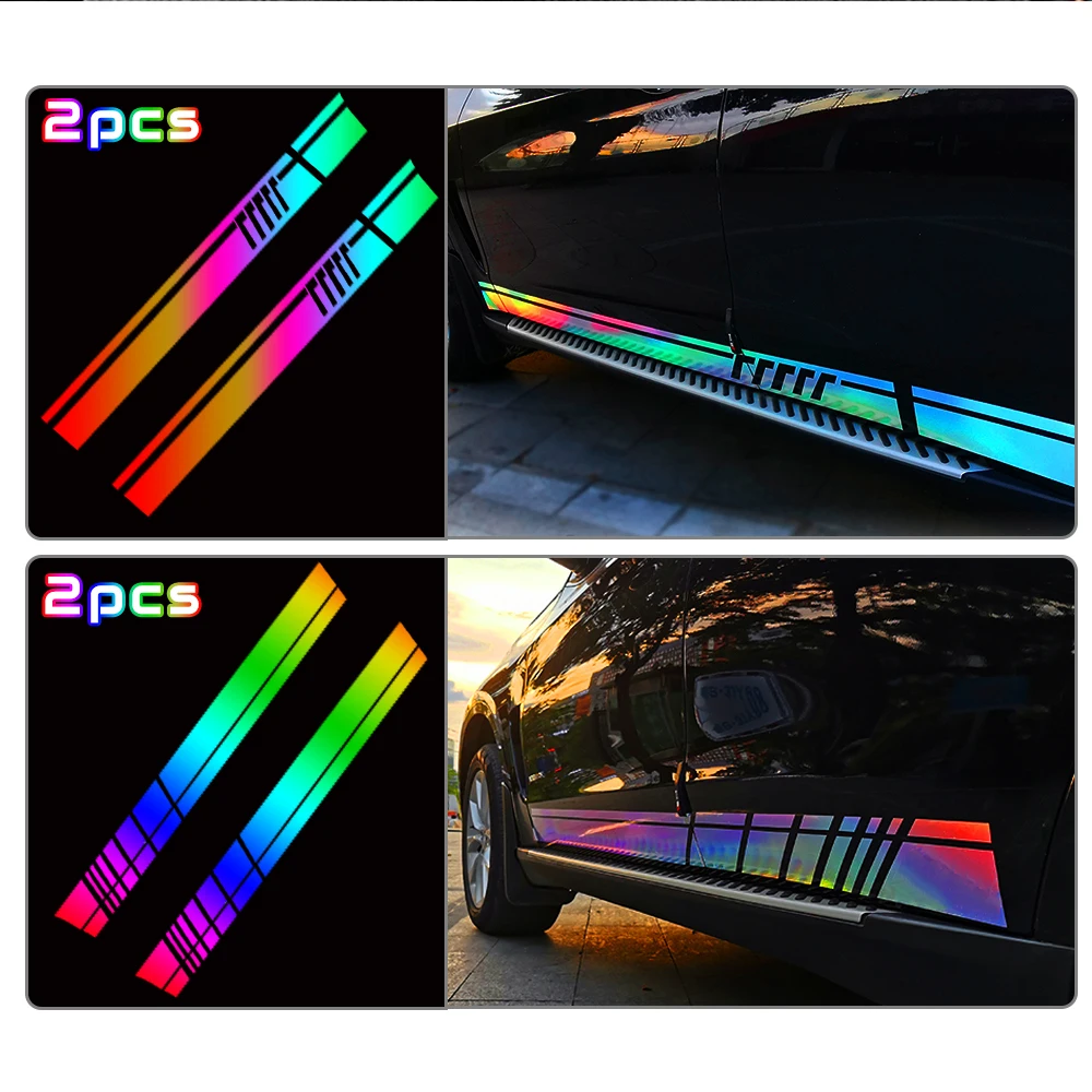 

Car Body Stickers For Chevrolet Malibu Equinox Orlando silverado 1500 2500 Suburban Sail Vinyl Stripes Colorful Laser Stickers