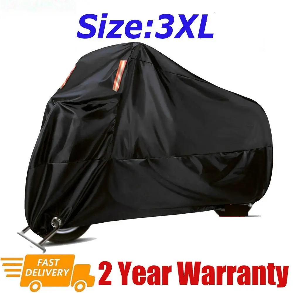 

210d Black Blu Design Waterproof Motorcycle Covers Motors Dust Rain Snow UV Protector Cover Indoor Outdoor Motor Scooter Cover