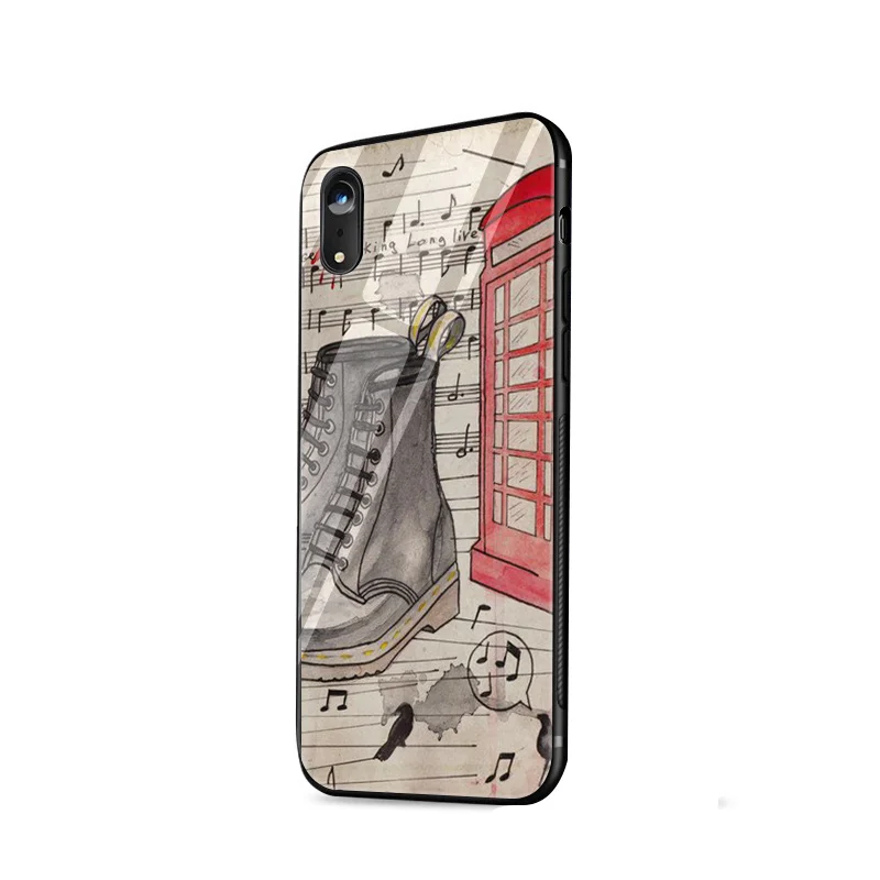 Desxz стиль Лондонский автобус Англия телефон винтажный Британский стеклянный