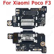 Original Charge Board For Xiaomi Poco F3 Redmi K40 Charging Port USB PCB Dock Connector Flex Plate Replacement Spare Parts