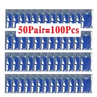 100 шт., гелевые подушечки для тренажера живота, стимулятора мышц, тренажера для похудения