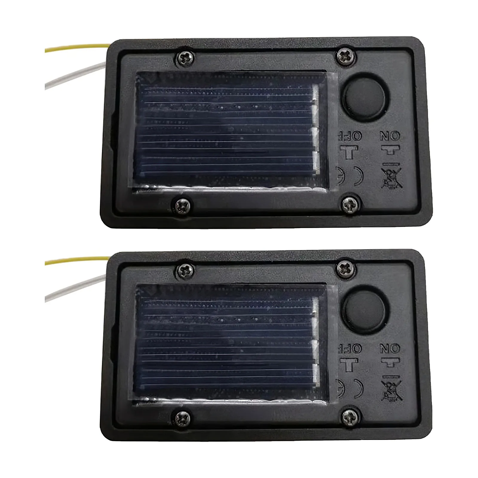 

2pcs Solar light accessories battery box On/Off Switch Solar Lamp Battery Box For Outdoor Garden Lawn Square Solar LED Light