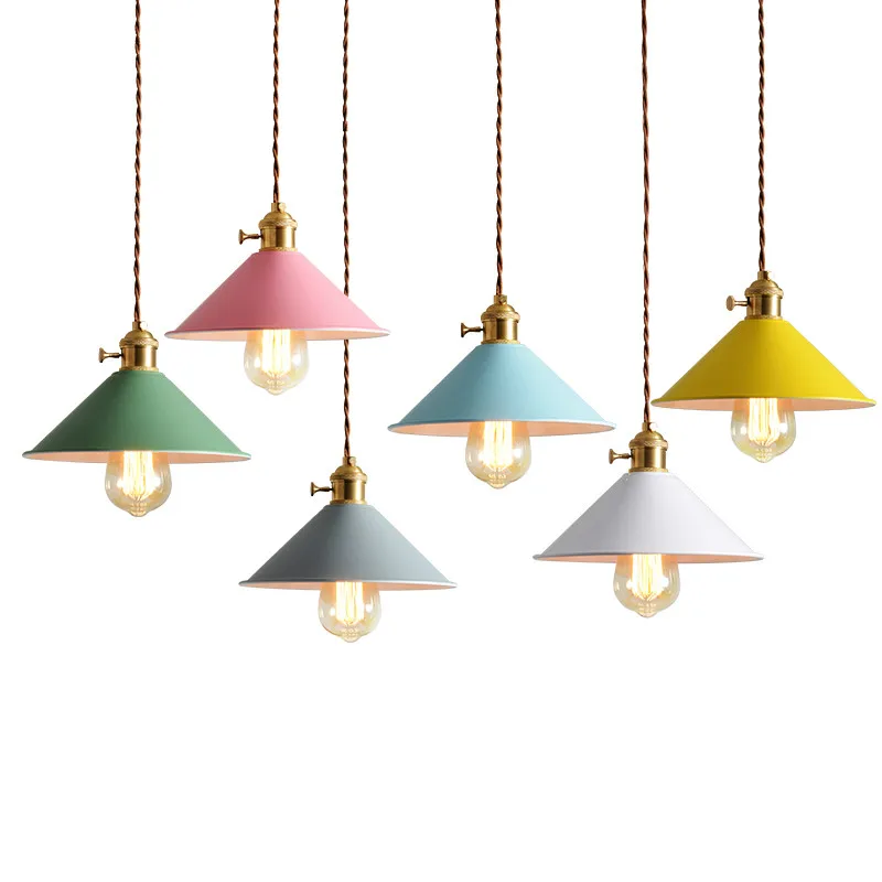 Скандинавский подвесной светильник s цветная Подвесная лампа простая креативная