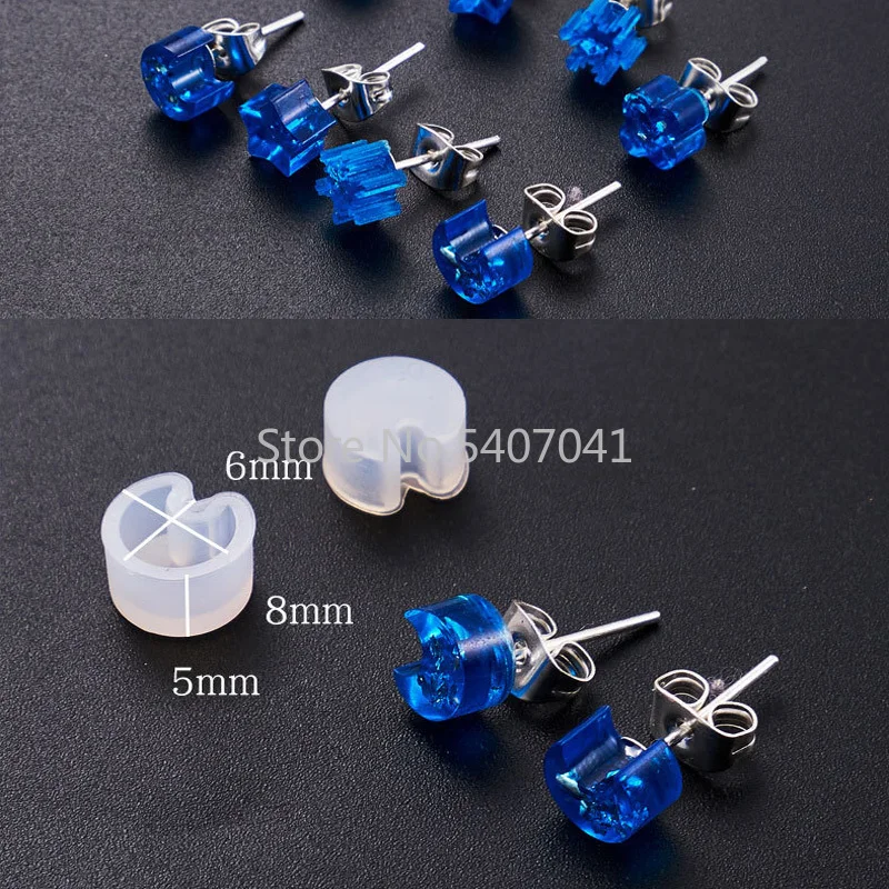 PopularDIY Earring Mold Shaped Silicone Jewelry Mold Handcraft Epoxy Resin Tools For Making Jewelry Accessories