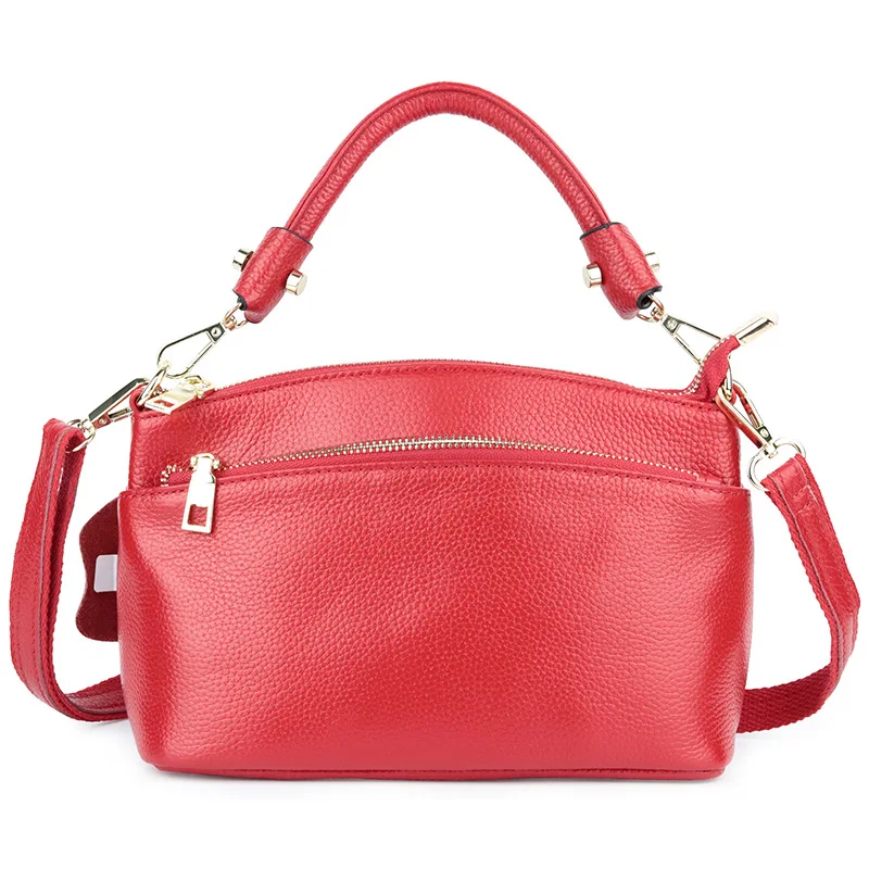 

New Style Handbag Genuine Leather 2020 Hot Sale OL Lady Handbag Luxury Brand Designer First Layer Cowhide Shoulder Messenger Bag