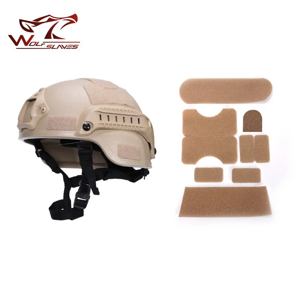 IBH Тактический наклейка на шлем патч-5 с застежкой-липучкой Airsoft автоматическом