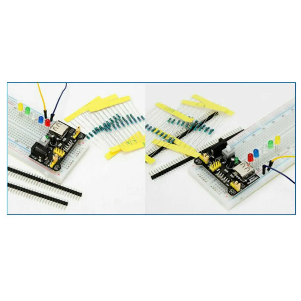 Набор электронных компонентов в ассортименте для Arduino Raspberry Pi STM32 с макетной